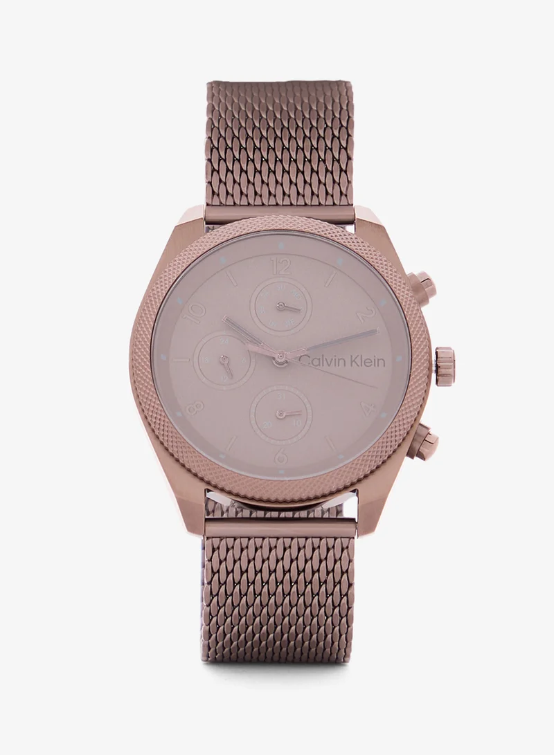 كالفن كلاين فولاذ بني مطلي أيوني